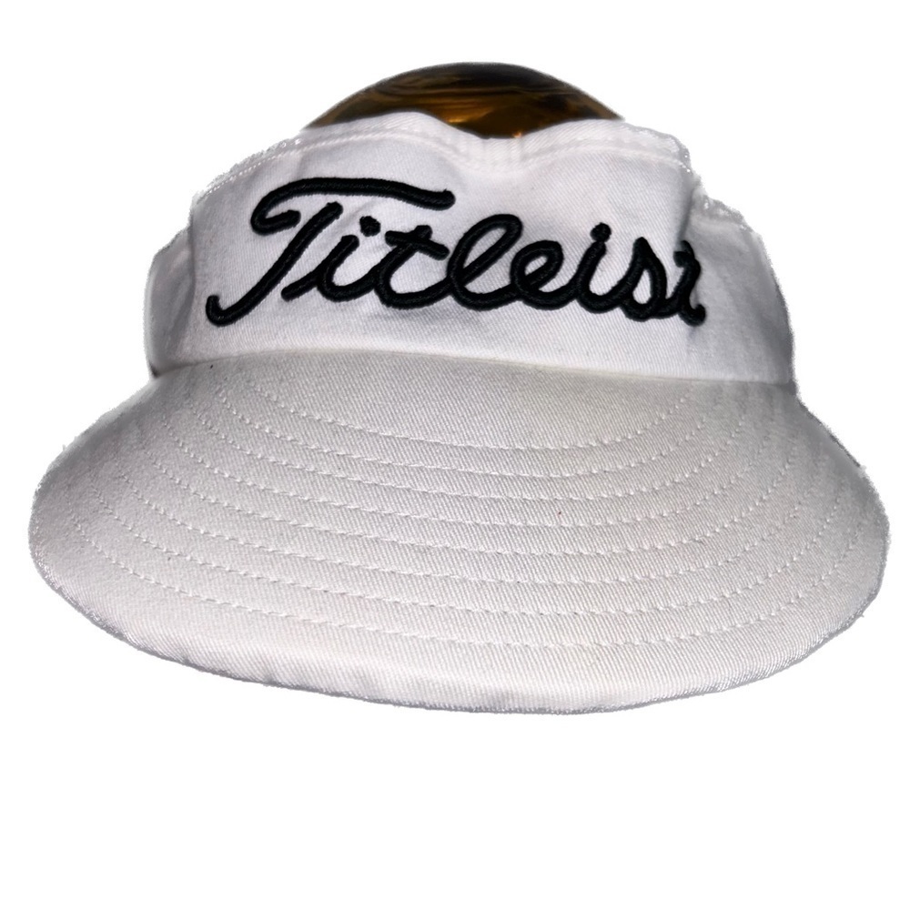 New Era Visor Titleist Pro Golf Embroidered Adjustable Wide Brim Hat Unisex Cap